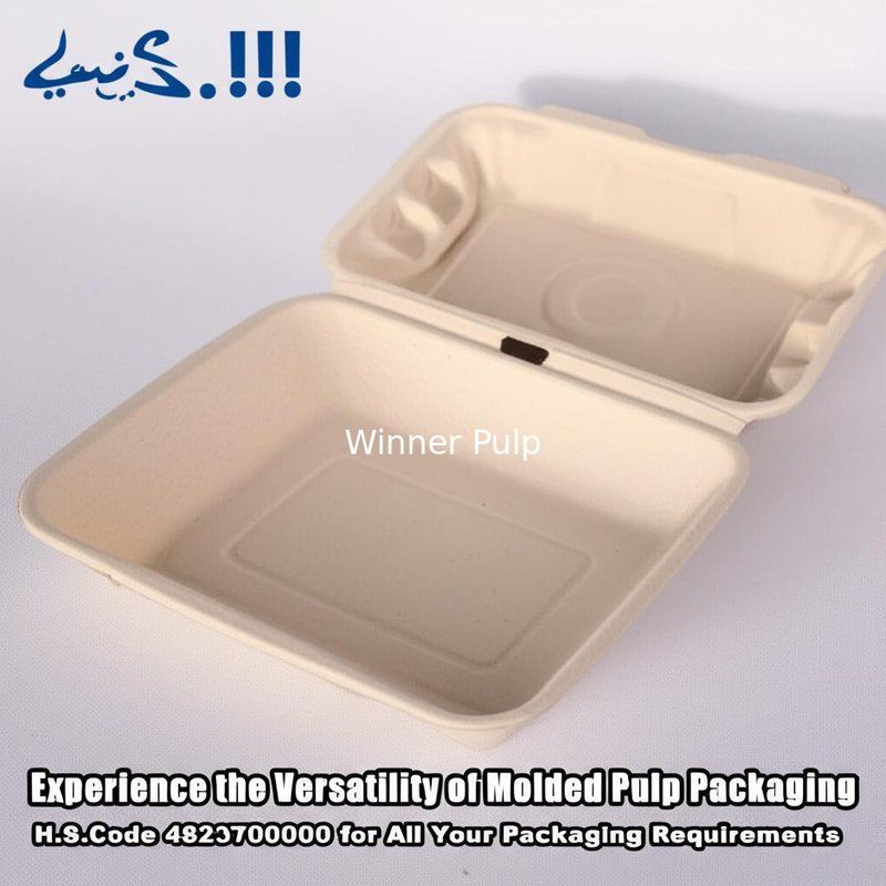 Pure White Molded Pulp Packaging for Tobacco Exterior